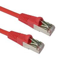 Cat6a RJ45 UTP Network Patch Cable - Ethernet - 10m - Red