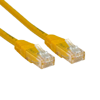 Cat6 UTP Network Lead - Ethernet - Yellow - 2m