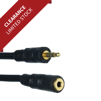 Stereo Jack 3.5mm - Gold Plated Extension - 2m