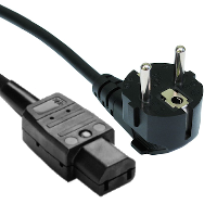 CEE7/7 Schuko Plug to a IEC C17 -  2m