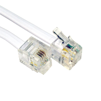 RJ11 Telecomms Double Crossover Lead - 2m