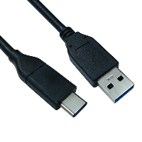 USB 3.1 Type C to USB Type A - Black - 2m