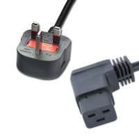 UK Plug - IEC C19 - Right Angled  - 2.5m