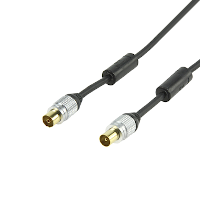 Coaxial (Aerial) - Male to Female - Gold Plated - 2.5m