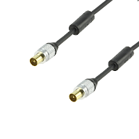 Coaxial (Aerial) - Male to Male - Gold Plated - 2.5m