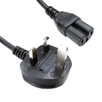 UK plug to IEC C15 - 1.0mm²  - 2.5m