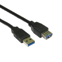 USB 3 Extension Cable - Black