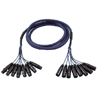 XLR Male to Female - Loom - 3m