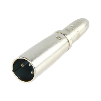XLR plug to Mono Jack (6.3mm) Socket - Adaptor
