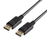 DisplayPort Locking Male to Male - 28 AWG - Gold Plated - 3m