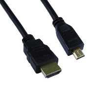 HDMI to Micro HDMI Lead - 3D - Gold Plated - 3m