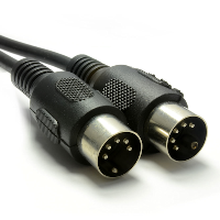 MIDI Patch Lead - Oxygen Free Cable - Black - 3m