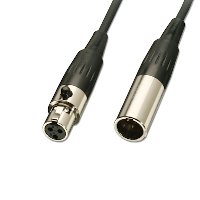 XLR Lead - Mini Plug to Mini Socket - 3m