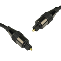 TOSLink Optical Cable - Metal Connectors - 3m