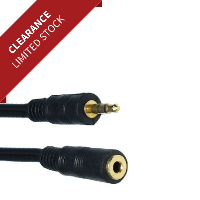 Stereo Jack Plug to Socket (3.5mm (Gold Plated Extension)) - 5m