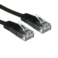 Cat6 Flat LSOH UTP Network Lead - Ethernet - Black - 5m