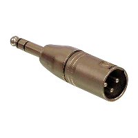 Stereo Jack (6.3mm) to XLR Male - Adaptor