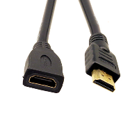 HDMI Extension Lead  - 3D - Male to Female - Gold Plated - 1.5m