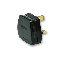 UK Plug - 13 amp - Rewireable - Black