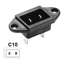 IEC C10 Chassis Mount