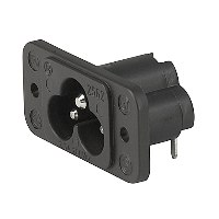 IEC C6 Plug - Chassis Inlet