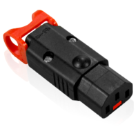 IEC Lock + C13 Rewireable Connector