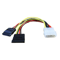 Internal Power Splitter Cable - HD to 2 x SATA Connectors