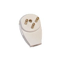 Israeli Plug - Rewireable - White