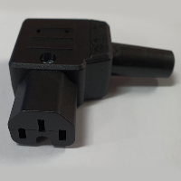 IEC C15 Socket - Left Angled - Rewireable