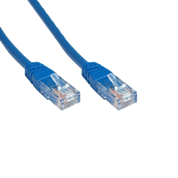 Cat 6 UTP Network Patch - Blue - 0.25m