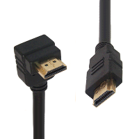 HDMI Lead - 3D - Gold Plated - Right Angled - 1.5m