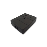 UK Socket - 13amp - Rewireable - Black