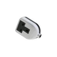UK Socket - 13amp - Rewireable - Rubber - White