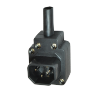 IEC C14 Plug - 90 degrees - Rewireable
