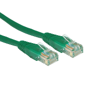 Cat5e RJ45 UTP Network Patch Cable - Ethernet - Green - 0.5m