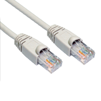 Cat5e UTP Network Lead - Ethernet - Snag less - Grey - 1m