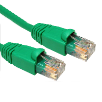 Cat5e RJ45 UTP Network Patch Cable - Ethernet - Snag less - Green - 3m