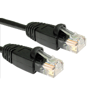 Cat5e UTP Network Lead - Ethernet - Snag less - Black - 5m