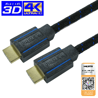 HDMI Lead – 4K Premium Certified – Gold Plated – 1.8m