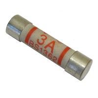 UK mains fuse - 3 amp - pack of 10