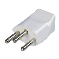 Swiss Plug - Rewireable - White