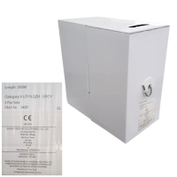 305m Cat6 UTP Box Solid LSOH Grey