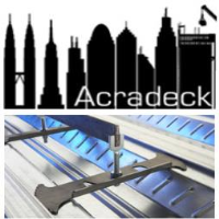 High Quality  Acradeck concrete decking 
