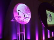 Clear acrylic hemispheres