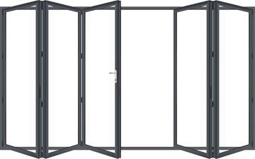 5 Panel Aluminium Bi-fold Doors