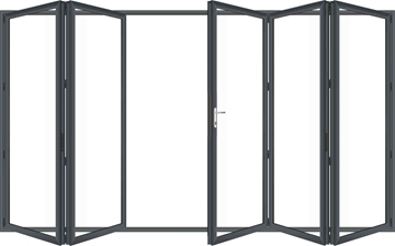 5 Panel Aluminium Bifold Doors