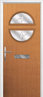 Circle Classic Composite Front Door in Oak