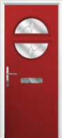 Circle Classic Composite Front Door in Red