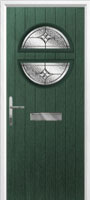 Circle Elegance Composite Front Door in Green