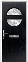 Circle Finesse Composite Front Door in Black